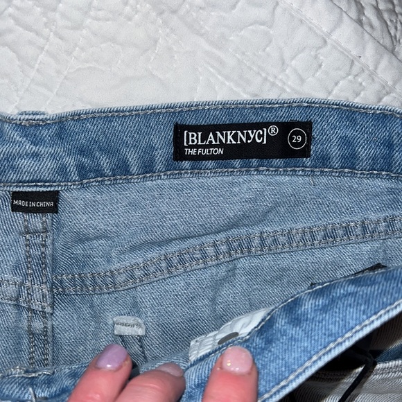 Blank NYC the Fulton light wash denim shorts - Picture 2 of 4